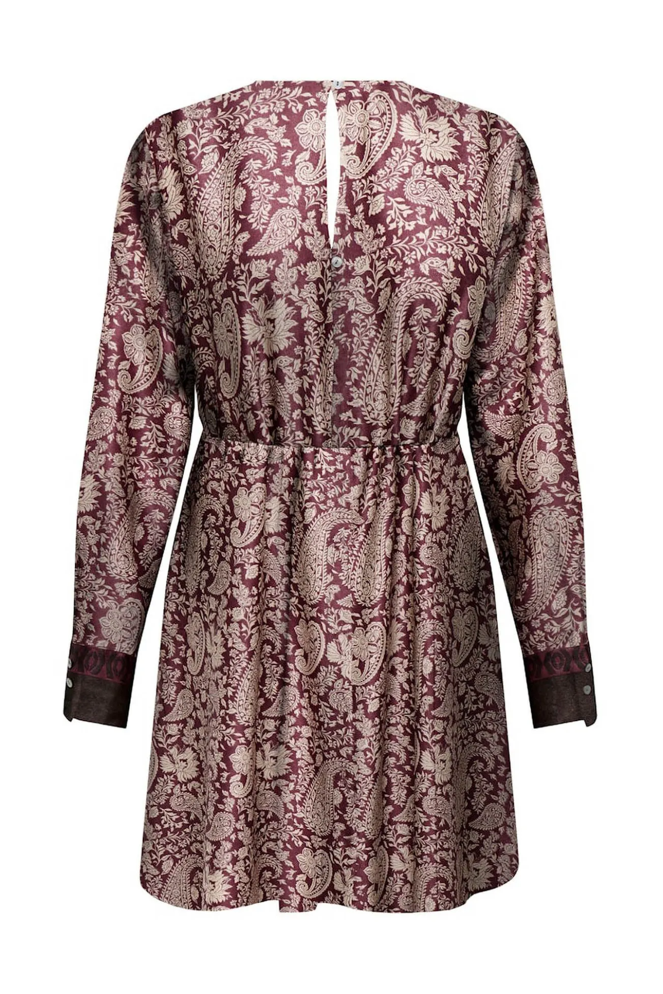 Vestido curto de cetim