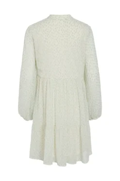 Vestido curto de chiffon