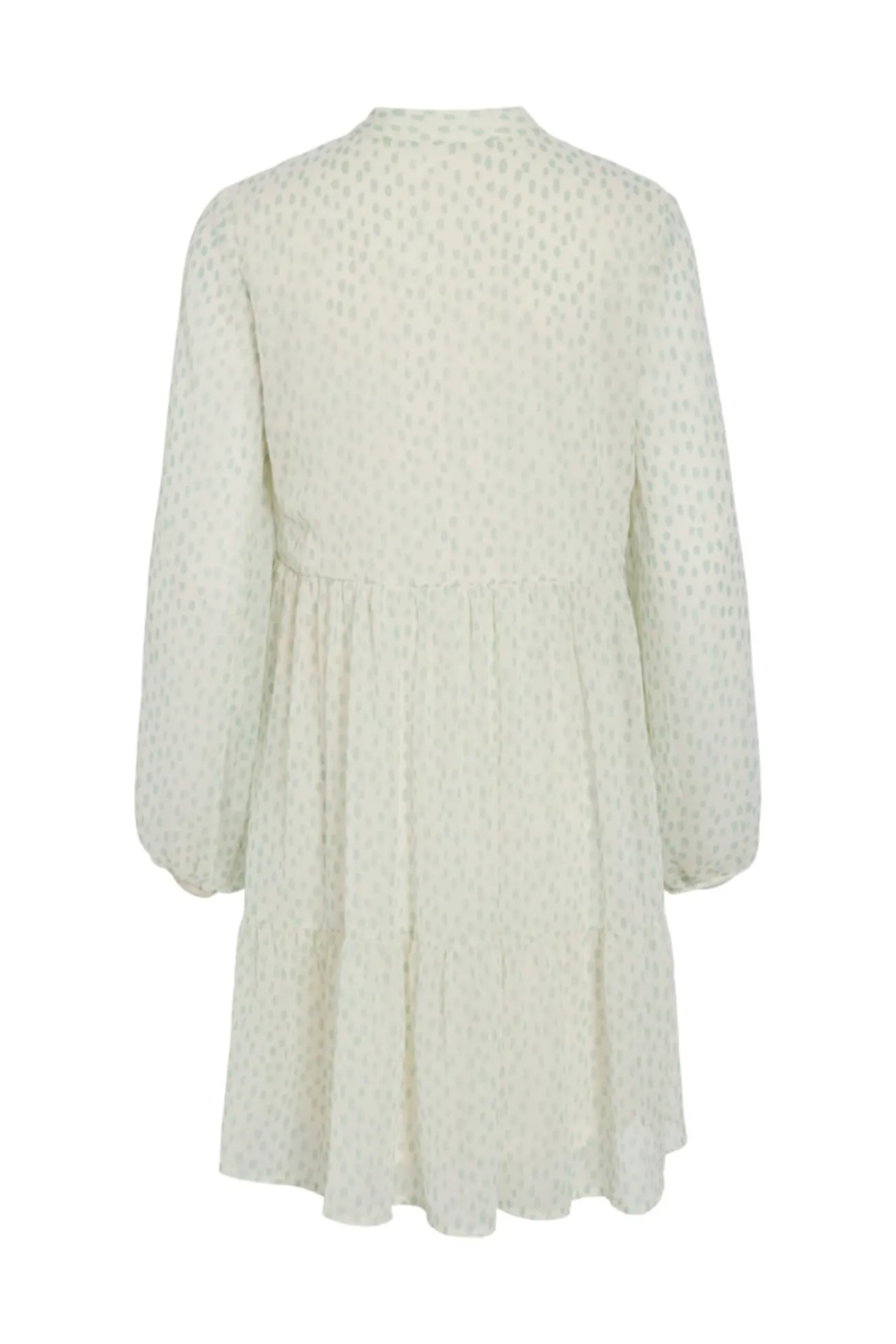 Vestido curto de chiffon