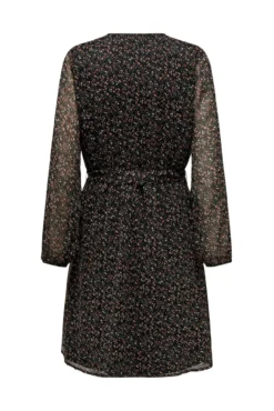 Vestido curto de gaze