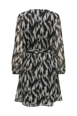 Vestido curto de gaze