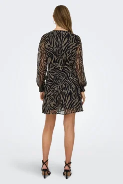 Vestido curto de lurex