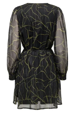 Vestido curto de lurex