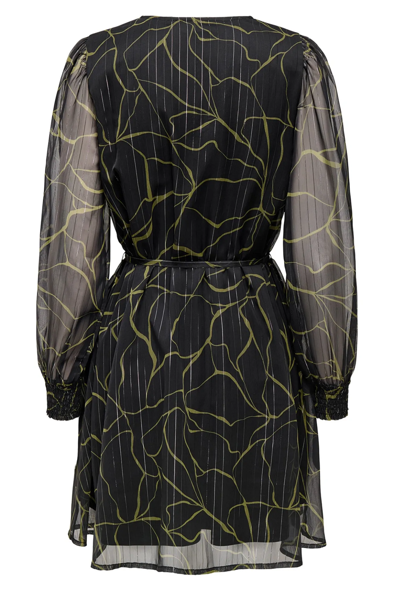 Vestido curto de lurex