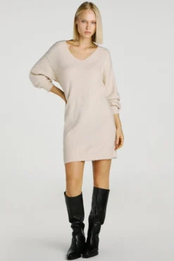 Vestido curto de malha