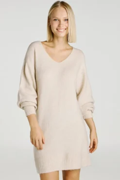 Vestido curto de malha