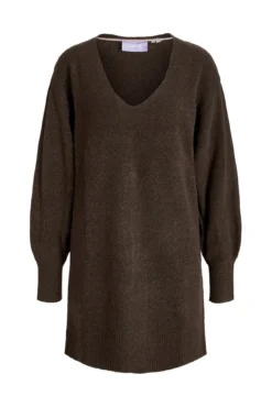 Vestido curto de malha