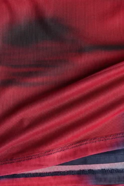 Vestido curto de malha