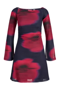 Vestido curto de malha