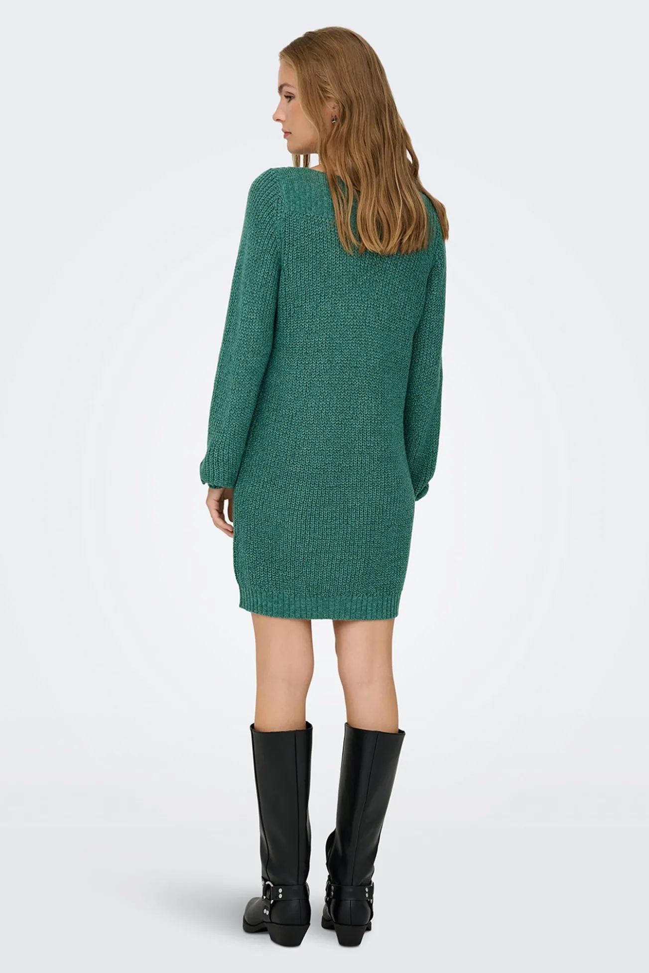 Vestido curto de malha