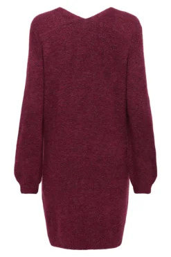 Vestido curto de malha