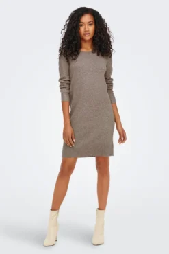Vestido curto de malha