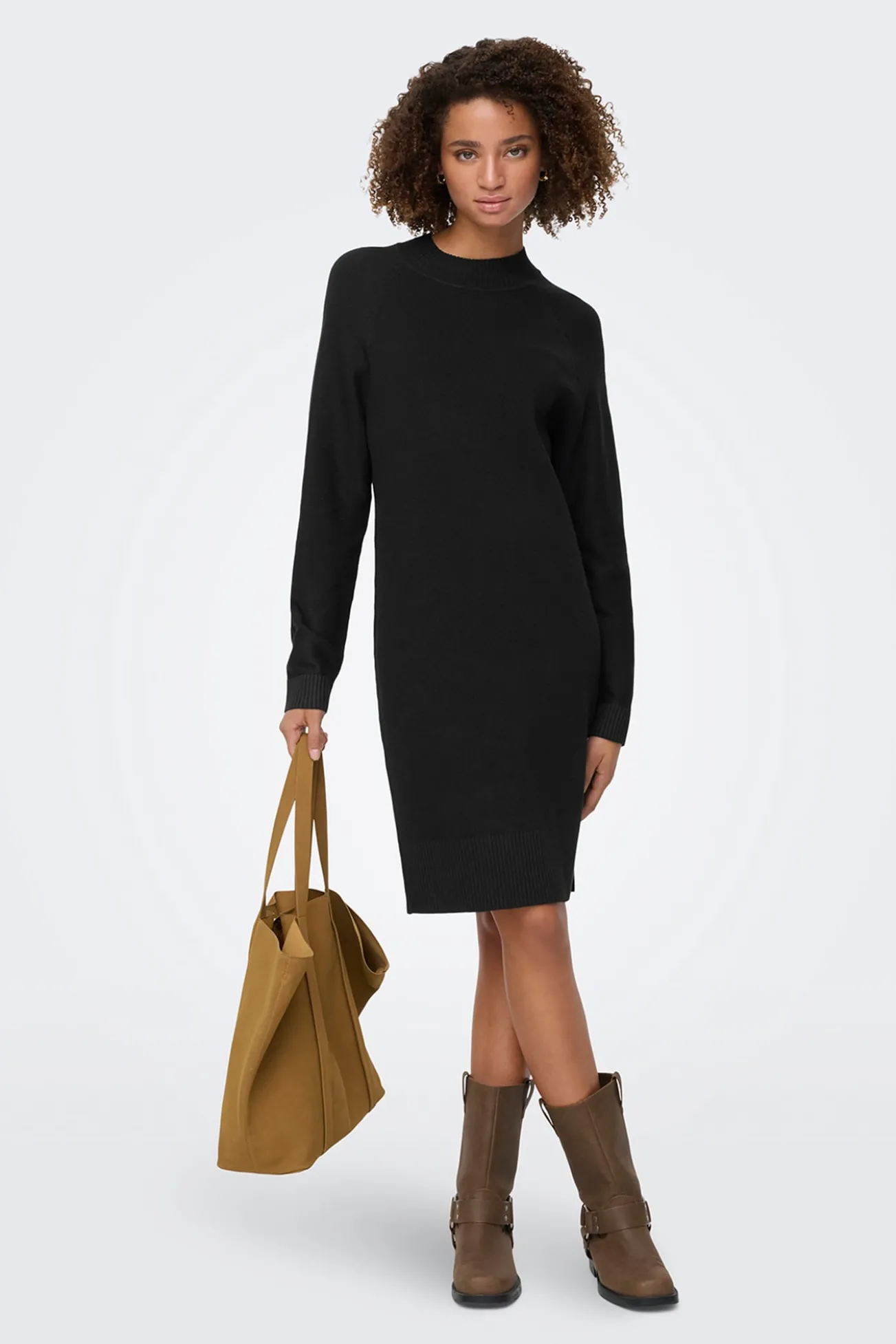 Vestido curto de malha
