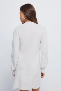 Vestido curto de malha malha