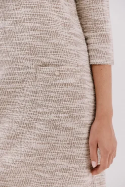 Vestido curto de tweed