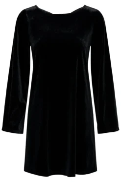 Vestido curto de veludo