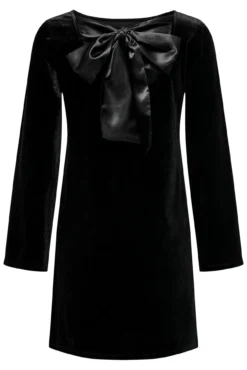 Vestido curto de veludo