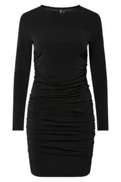 Vestido curto drapeado