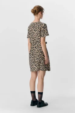 Vestido curto estampado
