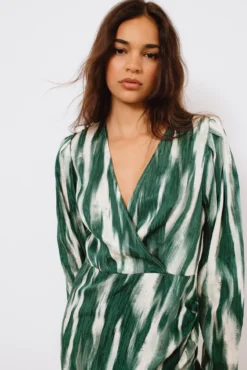 Vestido curto estampado