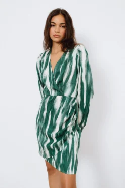Vestido curto estampado