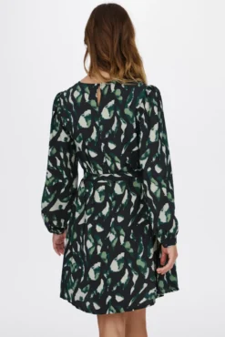Vestido curto estampado