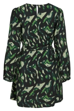 Vestido curto estampado