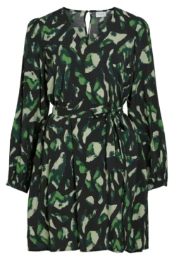 Vestido curto estampado
