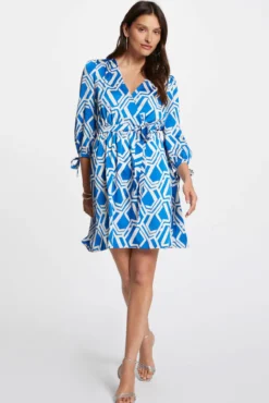 Vestido curto estampado