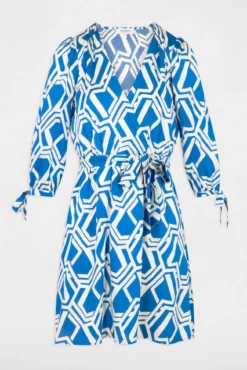 Vestido curto estampado