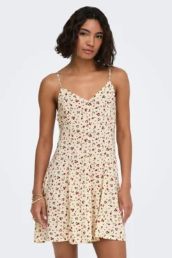 Vestido curto estampado