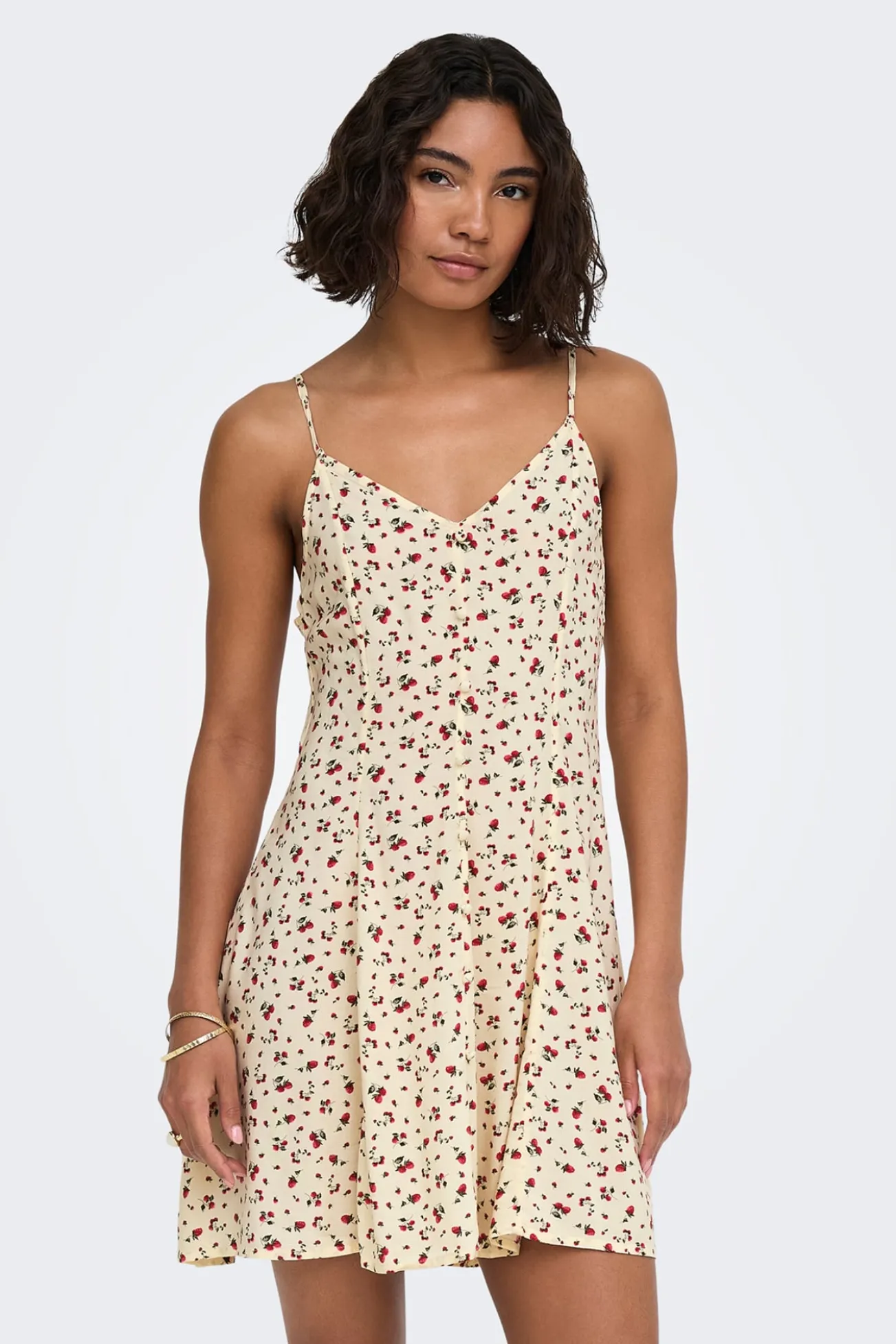 Vestido curto estampado