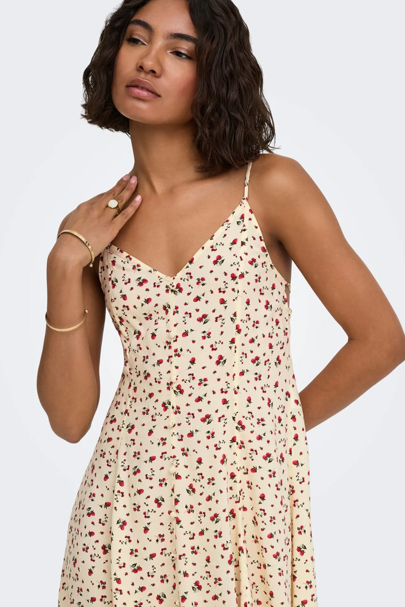 Vestido curto estampado