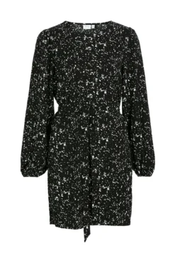 Vestido curto estampado