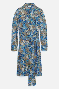 Vestido curto estampado floral