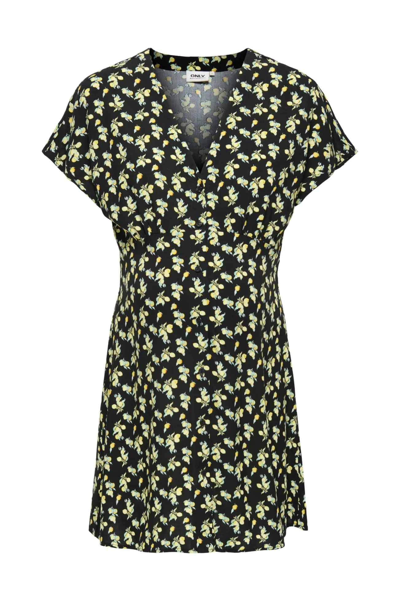 Vestido curto estampado maternity