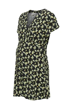 Vestido curto estampado maternity