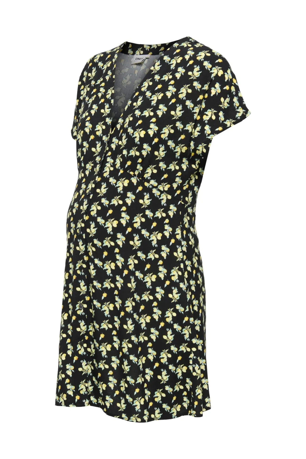 Vestido curto estampado maternity
