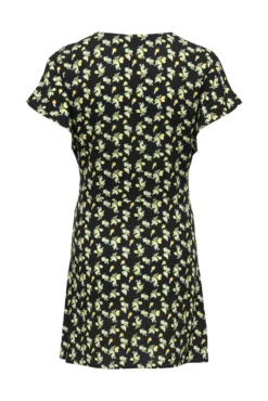 Vestido curto estampado maternity