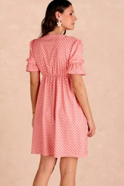 Vestido curto floral Senna