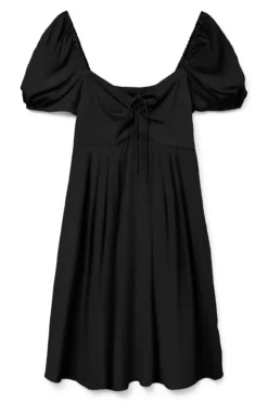 Vestido curto fluido