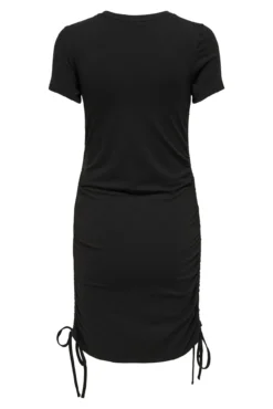 Vestido curto maternity franzido