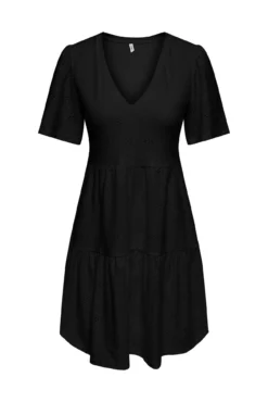 Vestido curto recortado
