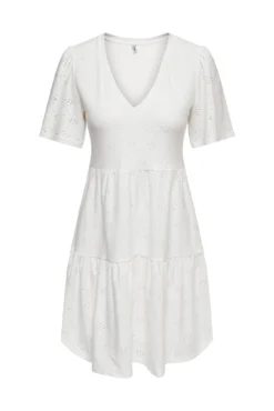 Vestido curto recortado