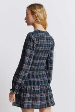Vestido curto xadrez