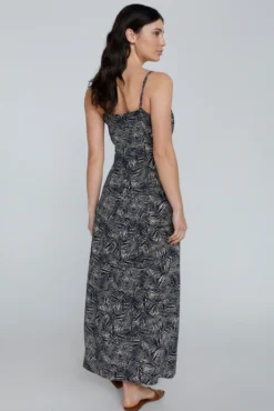 Vestido de alças comprido