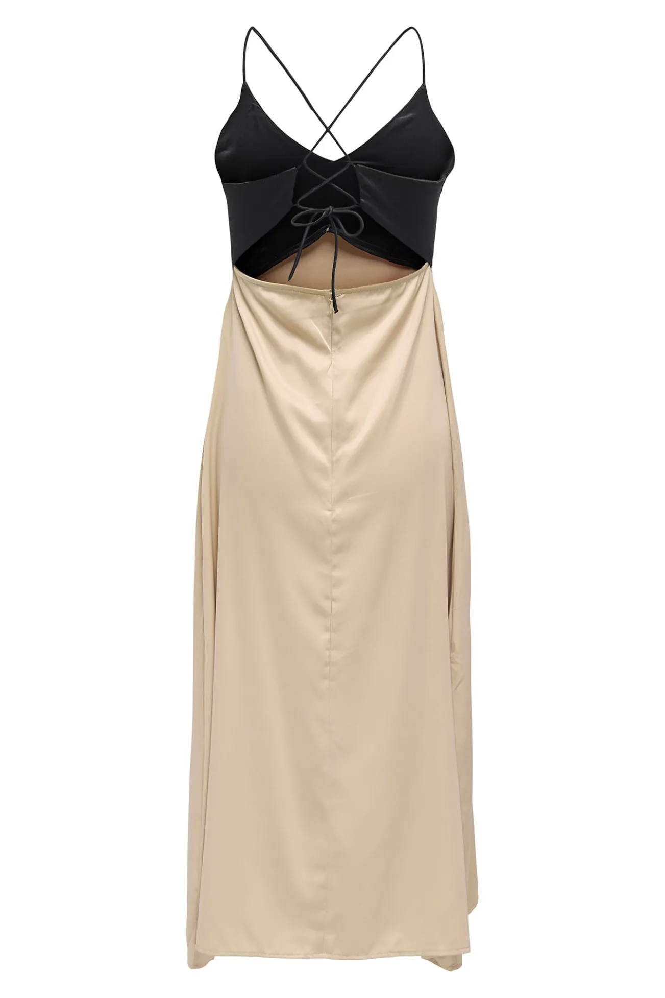 Vestido de alças comprido