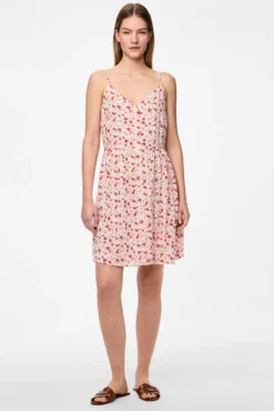 Vestido de alças midi