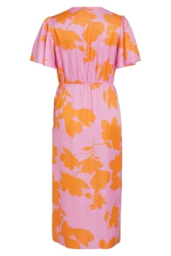 Vestido de festa midi de cetim