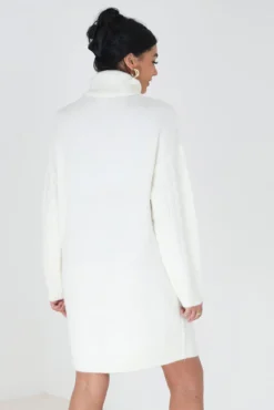 Vestido de malha com oitos